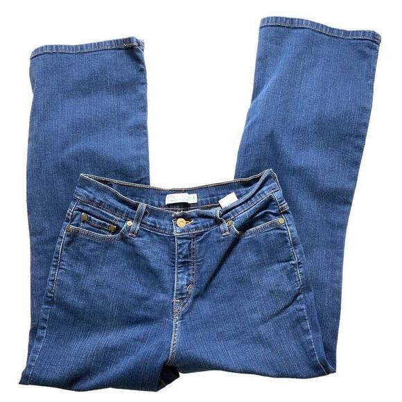 Levi's 512 Jeans Women Sz 12 Petite Medium Perfectly Slimming Stretch Blue Denim - Picture 7 of 10